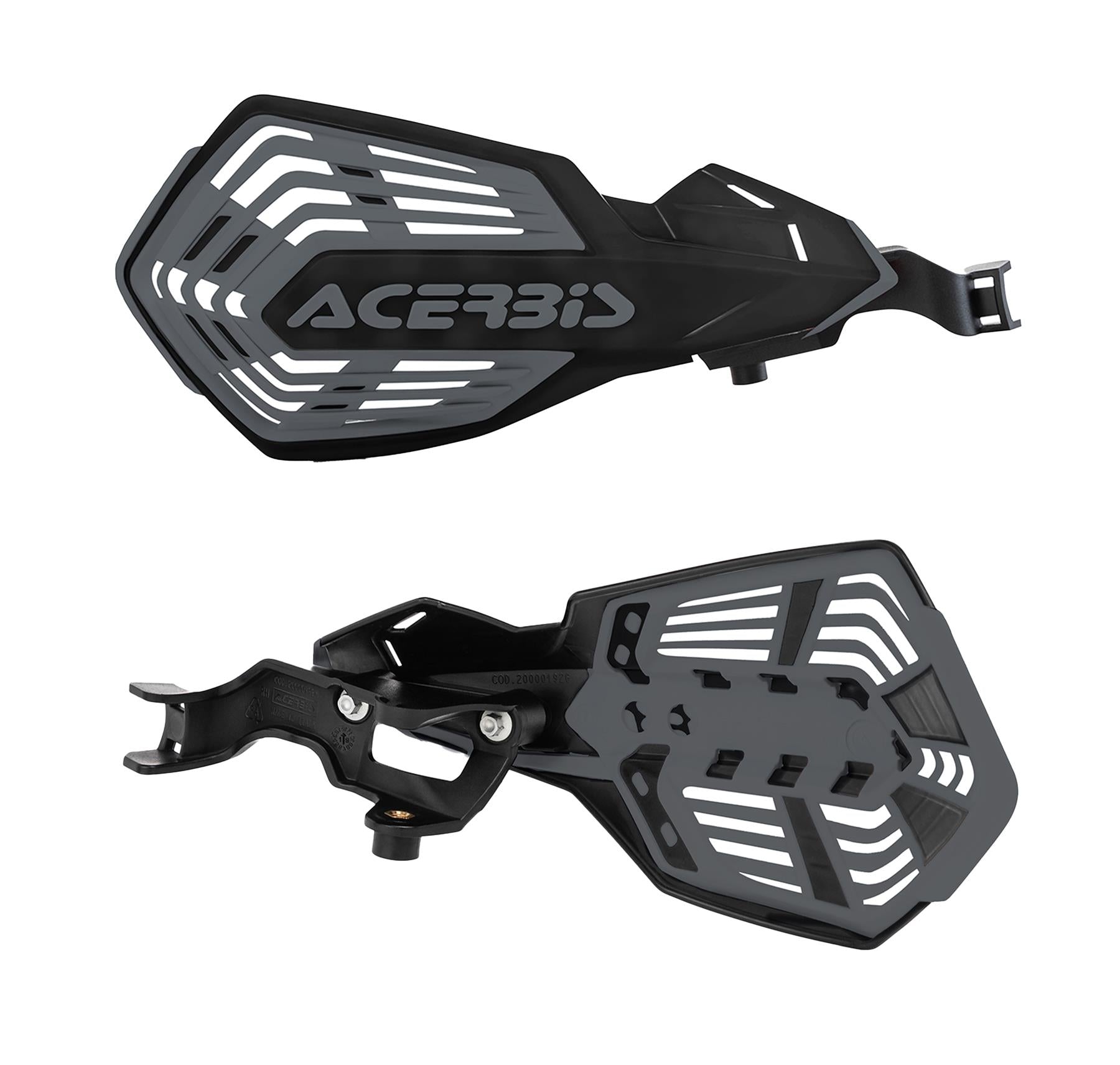 Acerbis K-Future Vented Handguards Black Grey For KTM XC XC-F XC-W XCF-W XW-F